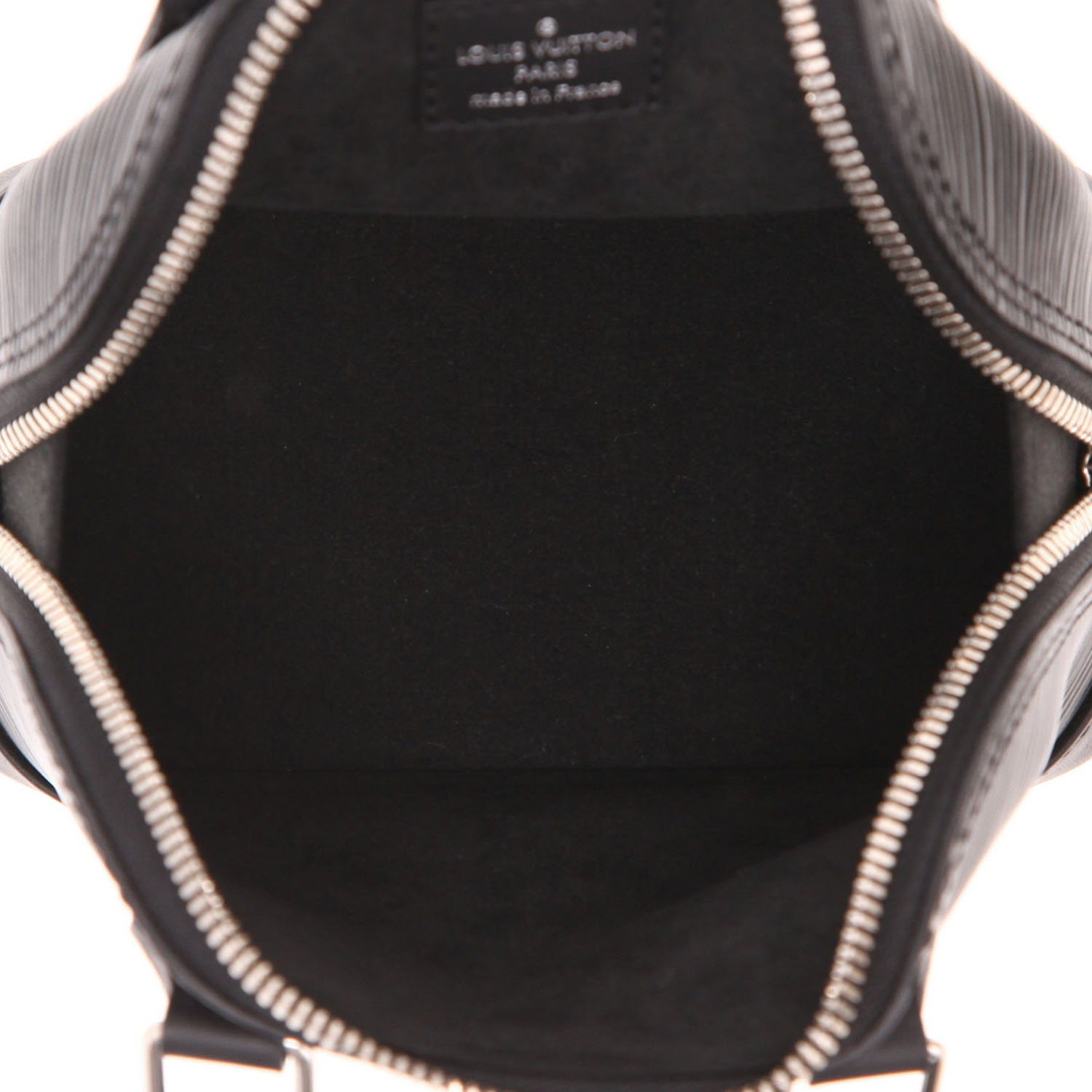 Louis Vuitton  Alma shoulder bag  in black epi leather - Detail D3