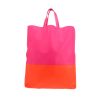 Celine  Vertical shopping bag  in pink and orange bicolor  leather - 360 thumbnail