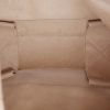 Sac cabas Celine  Vertical en cuir beige - Detail D3 thumbnail