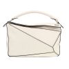 Bolso bandolera Loewe  Puzzle  en cuero blanco - 360 thumbnail