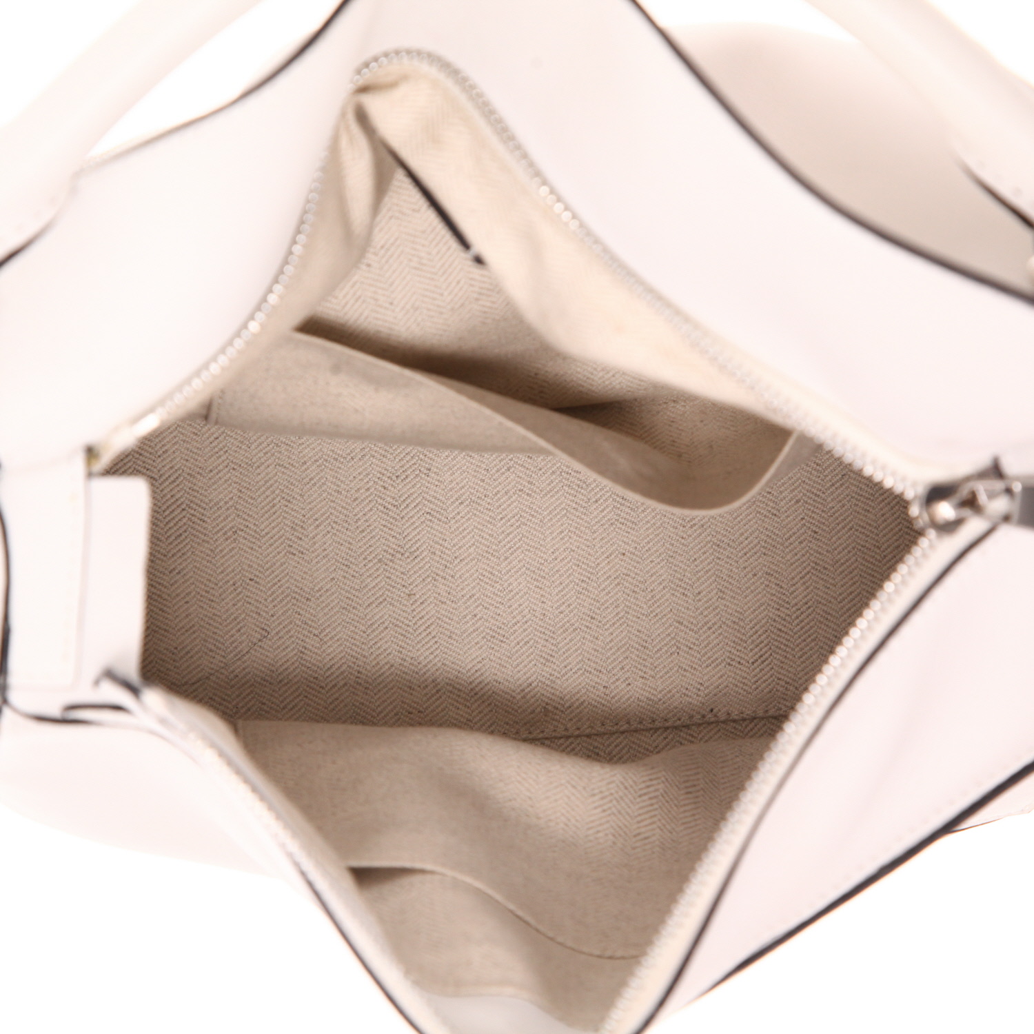 Sac bandoulière Loewe  Puzzle  en cuir blanc - Detail D3