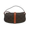 Sac porté épaule Celine  Tabou moyen modèle  en toile Triomphe et cuir marron - Detail D4 thumbnail