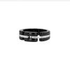 Bague rigide Chanel  en or blanc et céramique noir - 00pp thumbnail