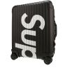 Rimowa  Check-In Edition Limitée rigid suitcase  in black and white bicolor  aluminium  and black plastic - 00pp thumbnail