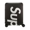 Maleta rígida Rimowa  Check-In Edition Limitée en aluminio bicolor negro y blanco y plástico negro - 360 thumbnail