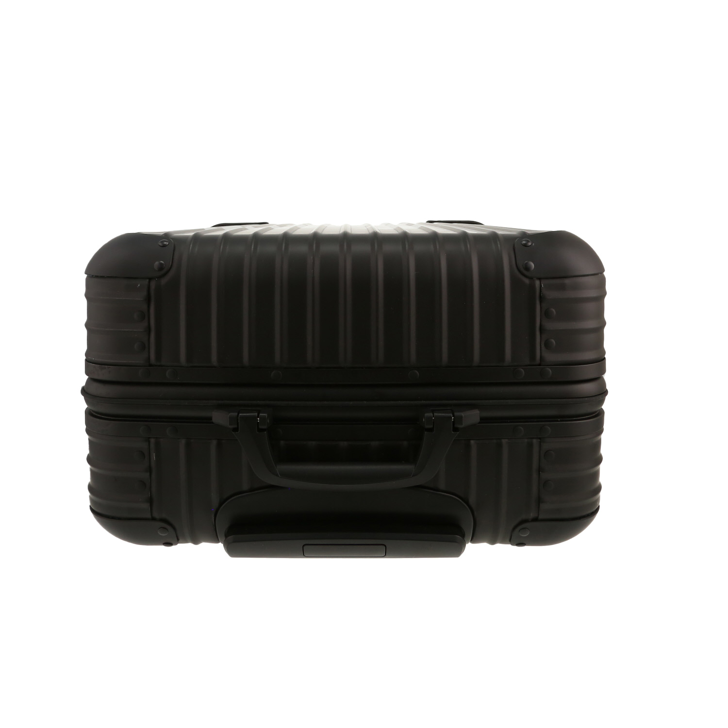 Maleta rígida Rimowa  Check-In Edition Limitée en aluminio bicolor negro y blanco y plástico negro - Detail D4