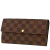 Louis Vuitton  Sarah wallet  in brown damier canvas - 00pp thumbnail