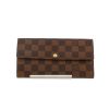 Louis Vuitton  Sarah wallet  in brown damier canvas - 360 thumbnail