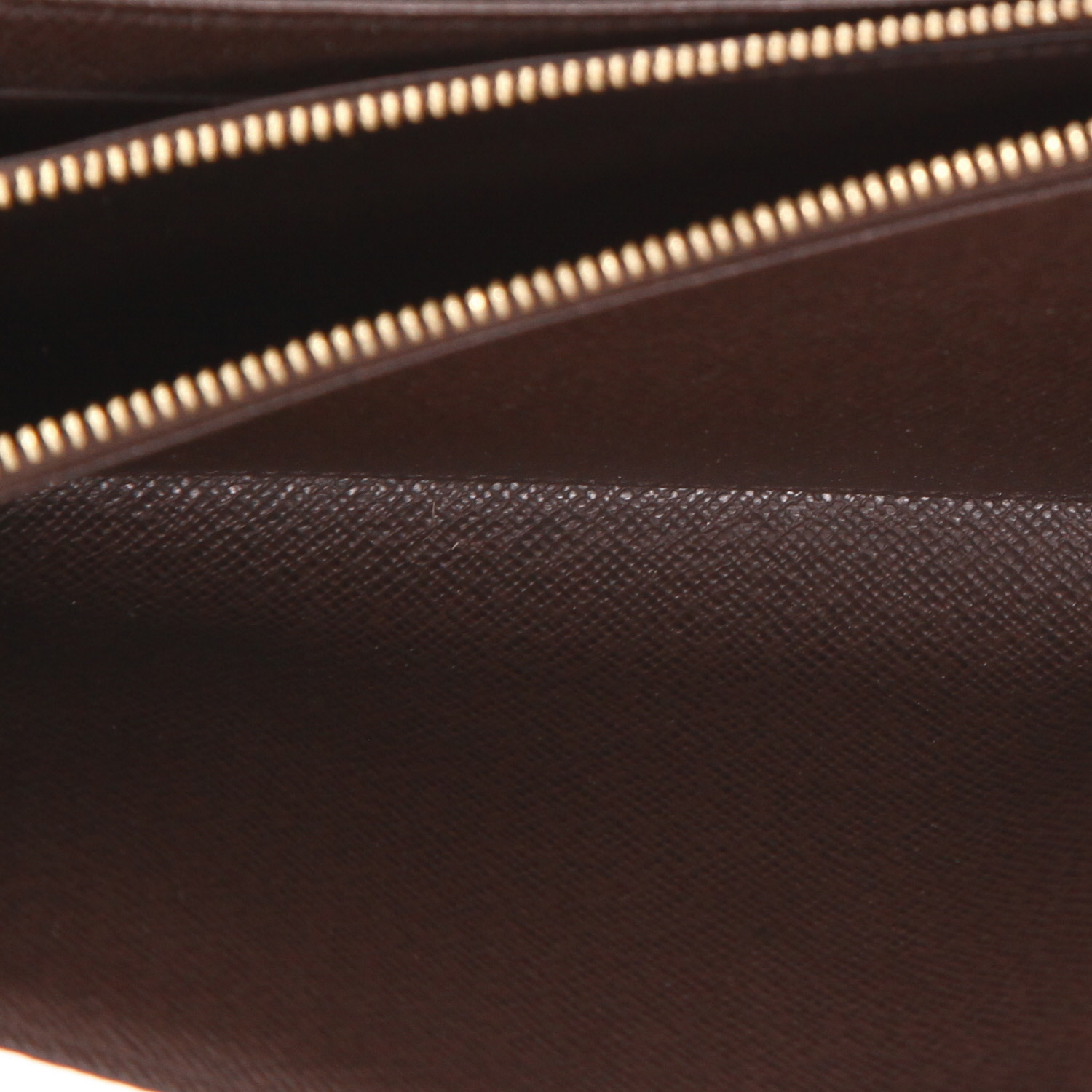 Portefeuille Louis Vuitton  Sarah en toile damier enduite marron - Detail D3