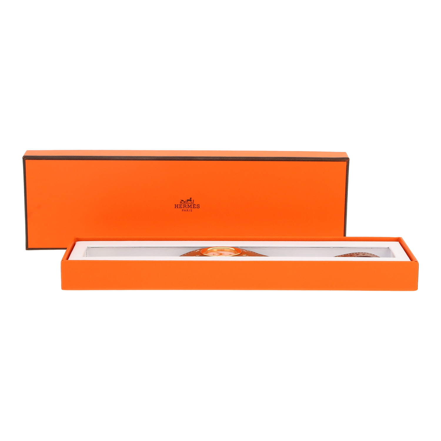 Hermès Harnais  in stainless steel and gold plated Ref: Hermes - HA1.420  Circa 2010