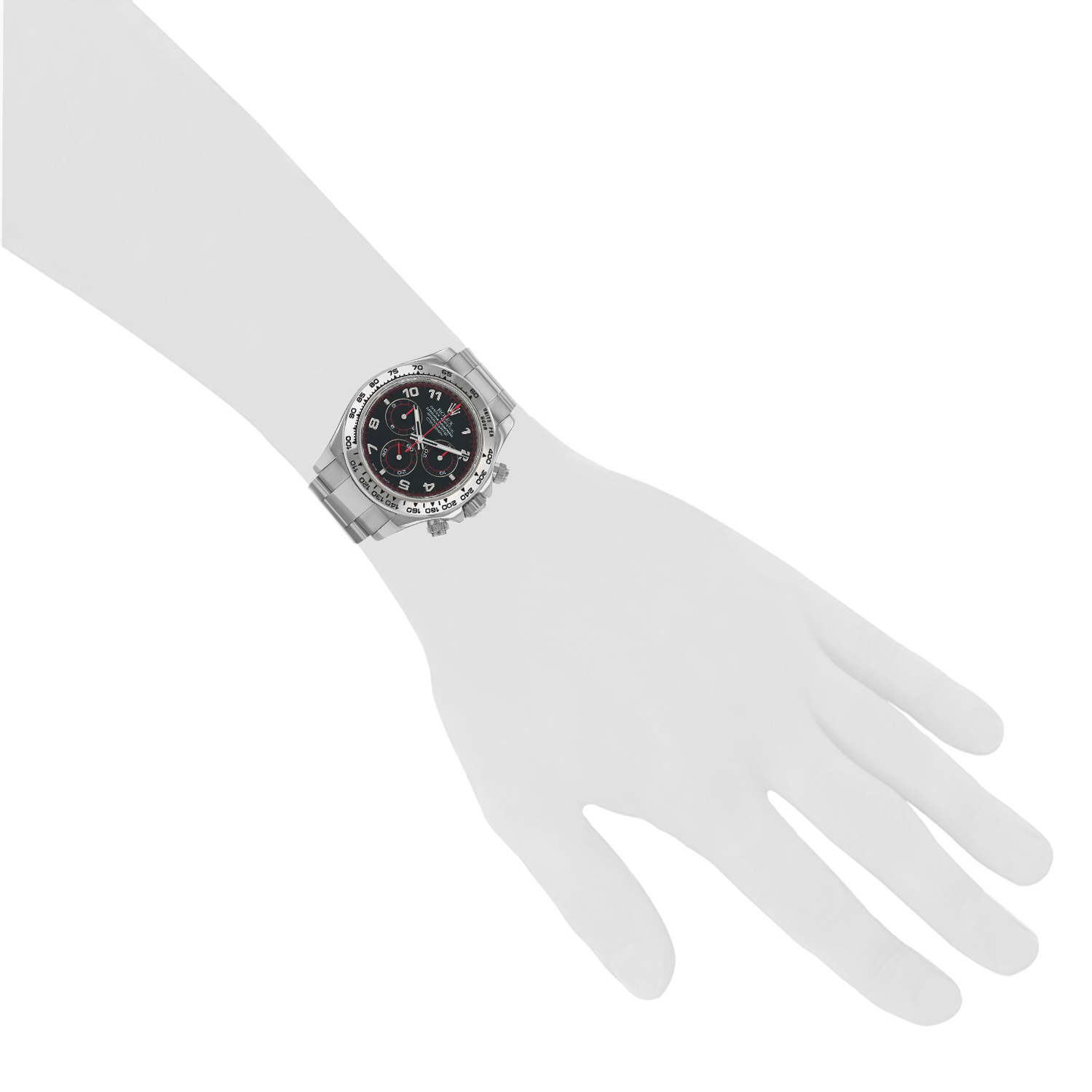 Rolex Daytona Automatique  in white gold Ref: Rolex - 116509  Circa 2005 - Detail D1