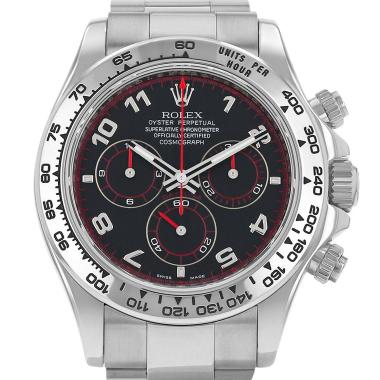 Montre Rolex Daytona Automatique en or blanc Ref: Rolex - 116509  Vers 2005