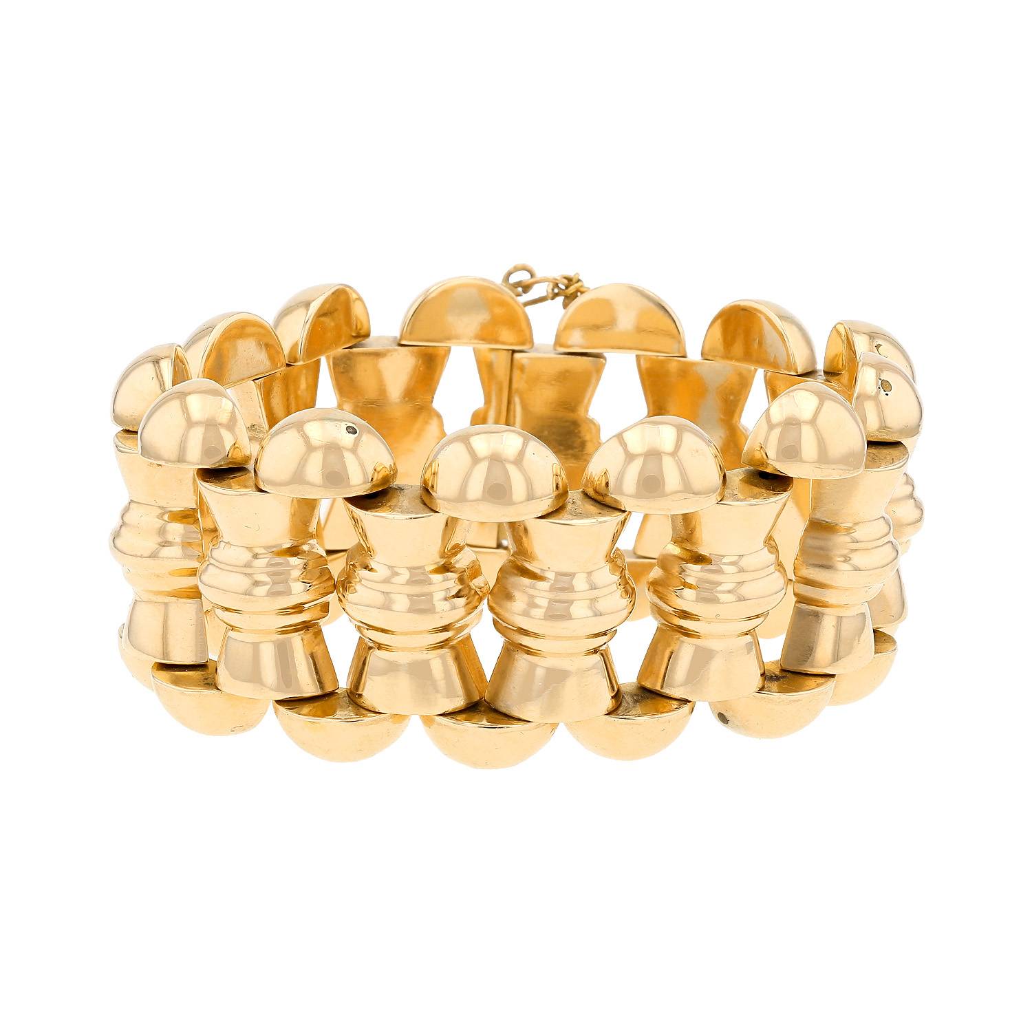 Bracelet Vintage  en or jaune - 00pp