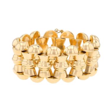 Brazalete Vintage  de oro rosa