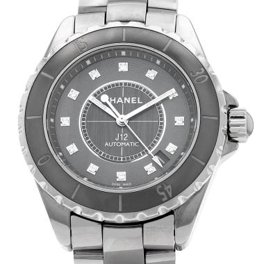 Orologio Chanel J12 in ceramica di titanio e acciaio Circa 2010