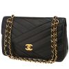 Bolso de mano Chanel  Enveloppe en cuero acolchado negro - 00pp thumbnail