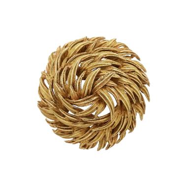 Spilla-ciondolo  Hermès  in oro giallo