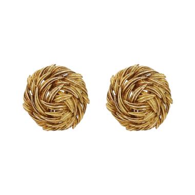 Orecchini a clip Hermès  in oro giallo