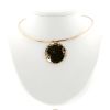 Cartier Panthère pendant in yellow gold, lacquer and emerald - 360 thumbnail