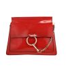 Chloé  Faye shoulder bag  in red patent leather - 360 thumbnail