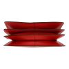 Chloé  Faye shoulder bag  in red patent leather - Detail D1 thumbnail