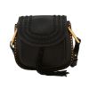 Bolso bandolera Chloé  Hudson en cuero negro - 360 thumbnail