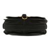 Chloé  Marcie shoulder bag  in black grained leather - Detail D1 thumbnail