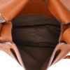 Chloé  Marcie shoulder bag  in brown grained leather - Detail D3 thumbnail