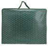 Bolsa de viaje Goyard   en tela Goyardine verde - Detail D4 thumbnail