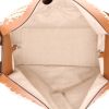 Bolso bandolera Loewe  Hammock en cuero color oro y tejido de punto beige - Detail D3 thumbnail