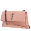 Bolso bandolera Saint Laurent  West Hollywood en cuero granulado rosa - 00pp thumbnail