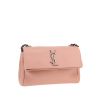 Bolso bandolera Saint Laurent  West Hollywood en cuero granulado rosa - 360 thumbnail