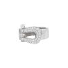 Fred  large model ring in white gold and diamonds - 00pp thumbnail