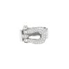 Fred  large model ring in white gold and diamonds - 360 thumbnail