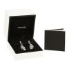 Chanel Plume de Chanel pendants earrings in white gold and diamonds - Detail D2 thumbnail