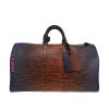 Louis Vuitton  Editions Limitées travel bag  in blue, black and orange epi leather - 360 thumbnail