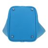 Hermès  Picotin 18 cm handbag  in Zanzibar Blue leather taurillon clémence - Detail D1 thumbnail