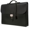 Hermès  Sac à dépêches briefcase  in black box leather - 00pp thumbnail