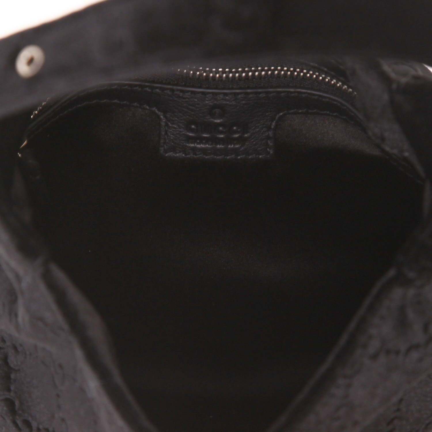 Bolso bandolera Gucci Jackie en terciopelo negro - Detail D3