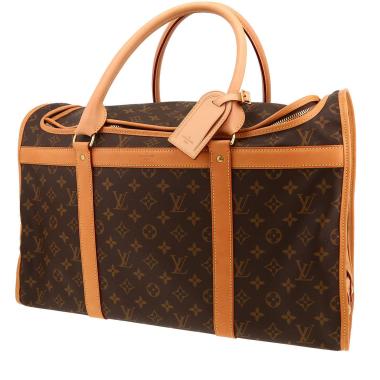 Louis Vuitton travel bag  Dog 50 bag in brown Monogram canvas and natural leather
