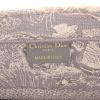 Sac cabas Dior  Book Tote en toile grise et beige - Detail D2 thumbnail