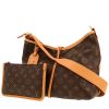 Borsa a tracolla Louis Vuitton  Carryall modello piccolo  in tela monogram marrone e pelle naturale - 00pp thumbnail