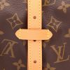 Bolso bandolera Louis Vuitton  Carryall modelo pequeño  en lona Monogram marrón y cuero natural - Detail D2 thumbnail