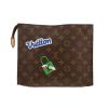 Pochette Louis Vuitton  Poche Toilette en toile monogram marron - Detail D4 thumbnail