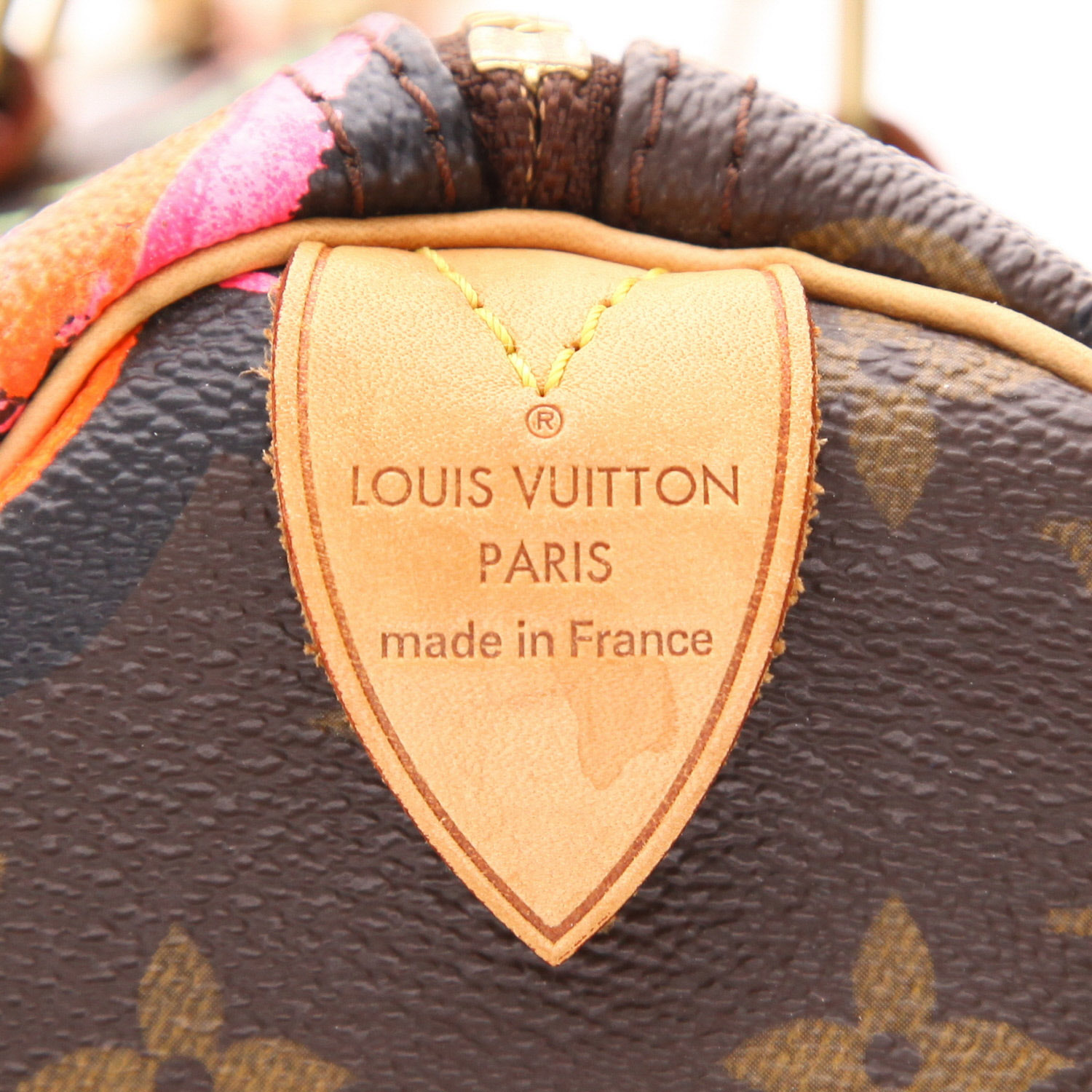 Louis Vuitton  Speedy 30 Édition Limitée handbag  in brown monogram canvas  and natural leather - Detail D2