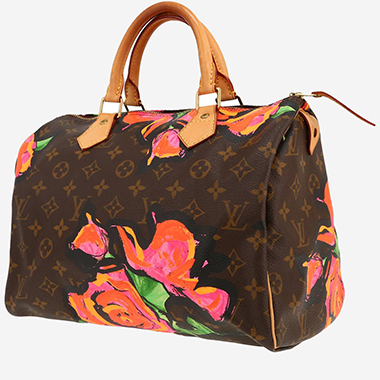 Sac à main Louis Vuitton  Speedy Editions Limitées en toile monogram marron et cuir naturel