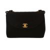 Bolso de mano Chanel  Vintage en tejido jersey negro - 360 thumbnail