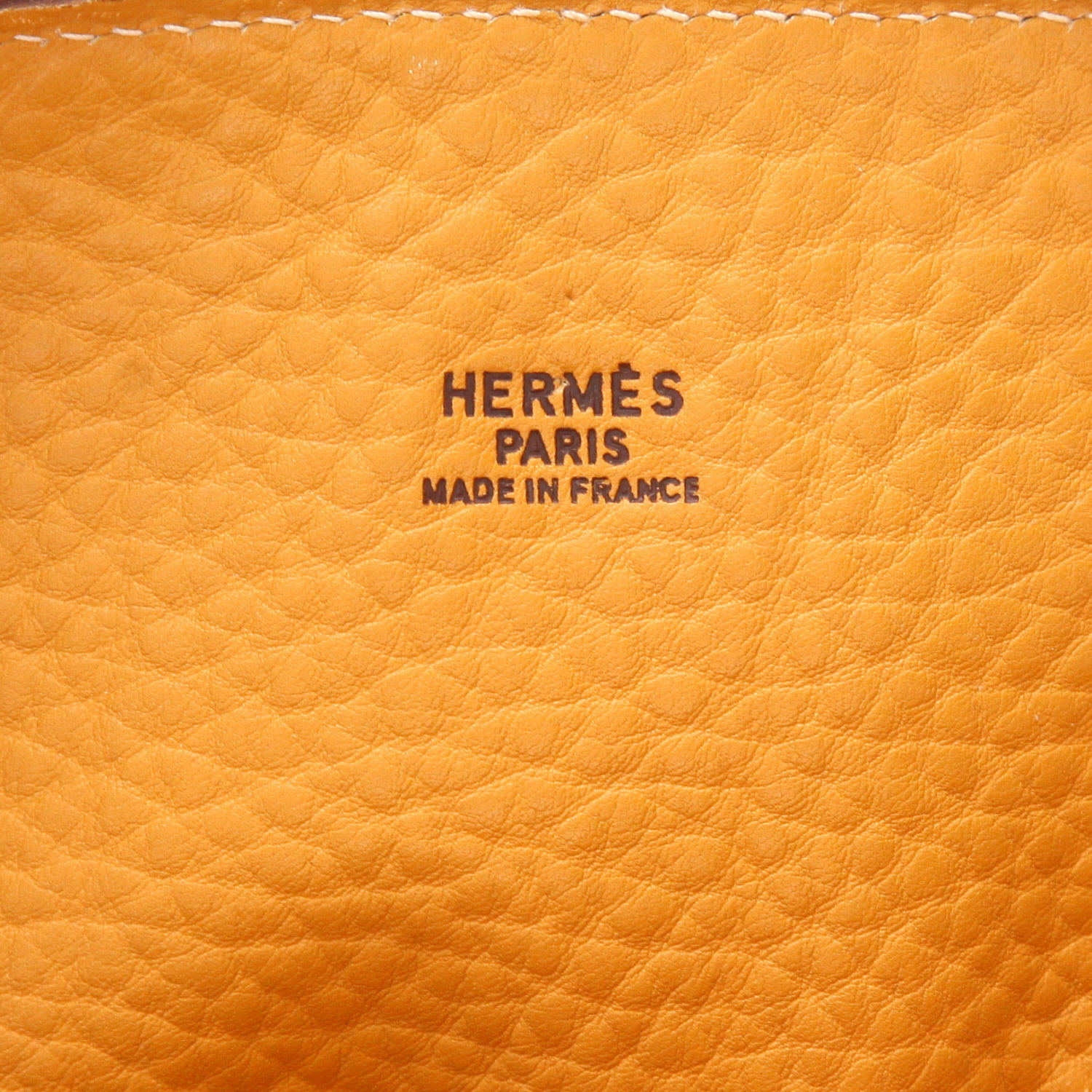 Borsa Hermès  Bolide 45 cm in vacchetta marrone - Detail D2