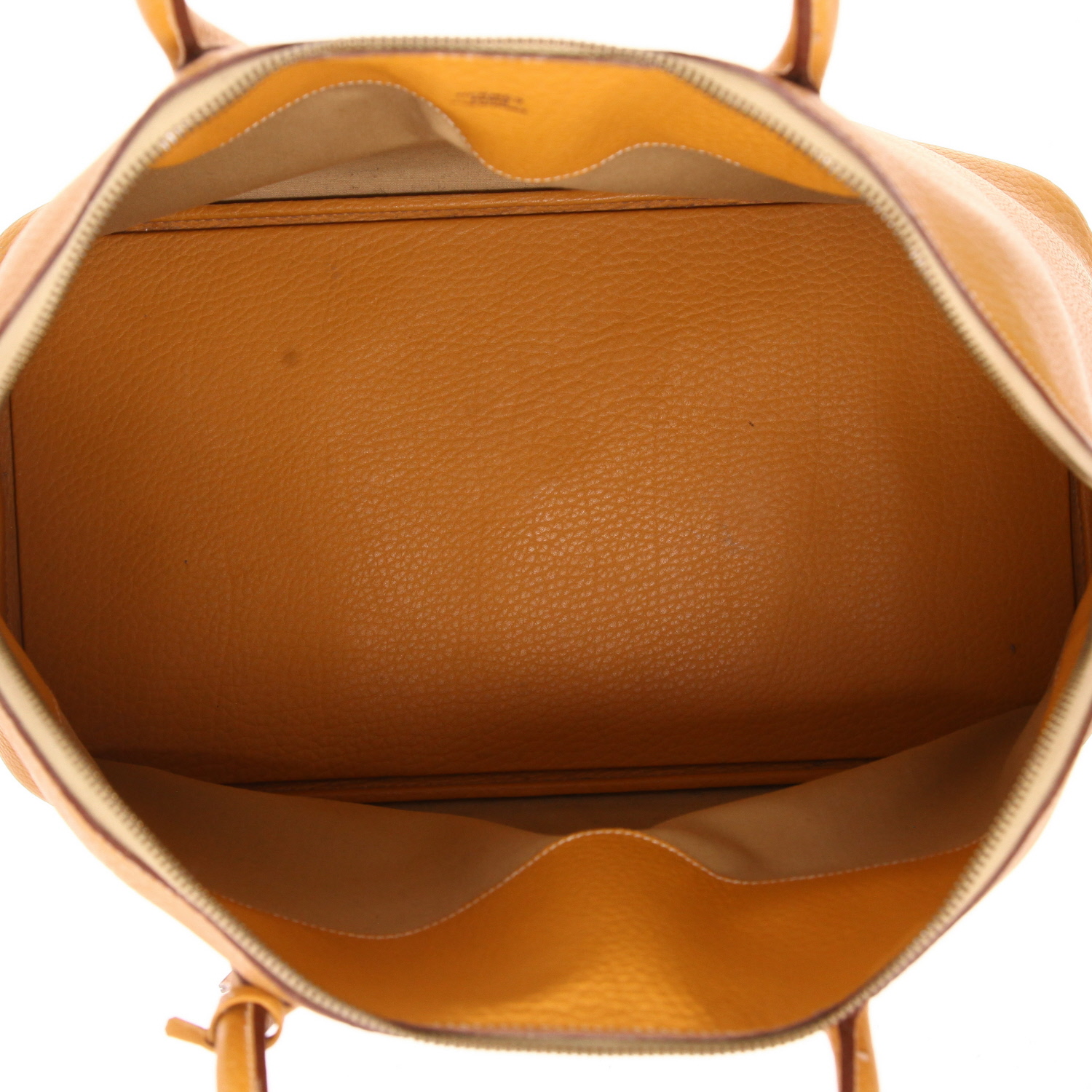 Bolso de mano Hermès  Bolide 45 cm en vaca bermeja marrón - Detail D3