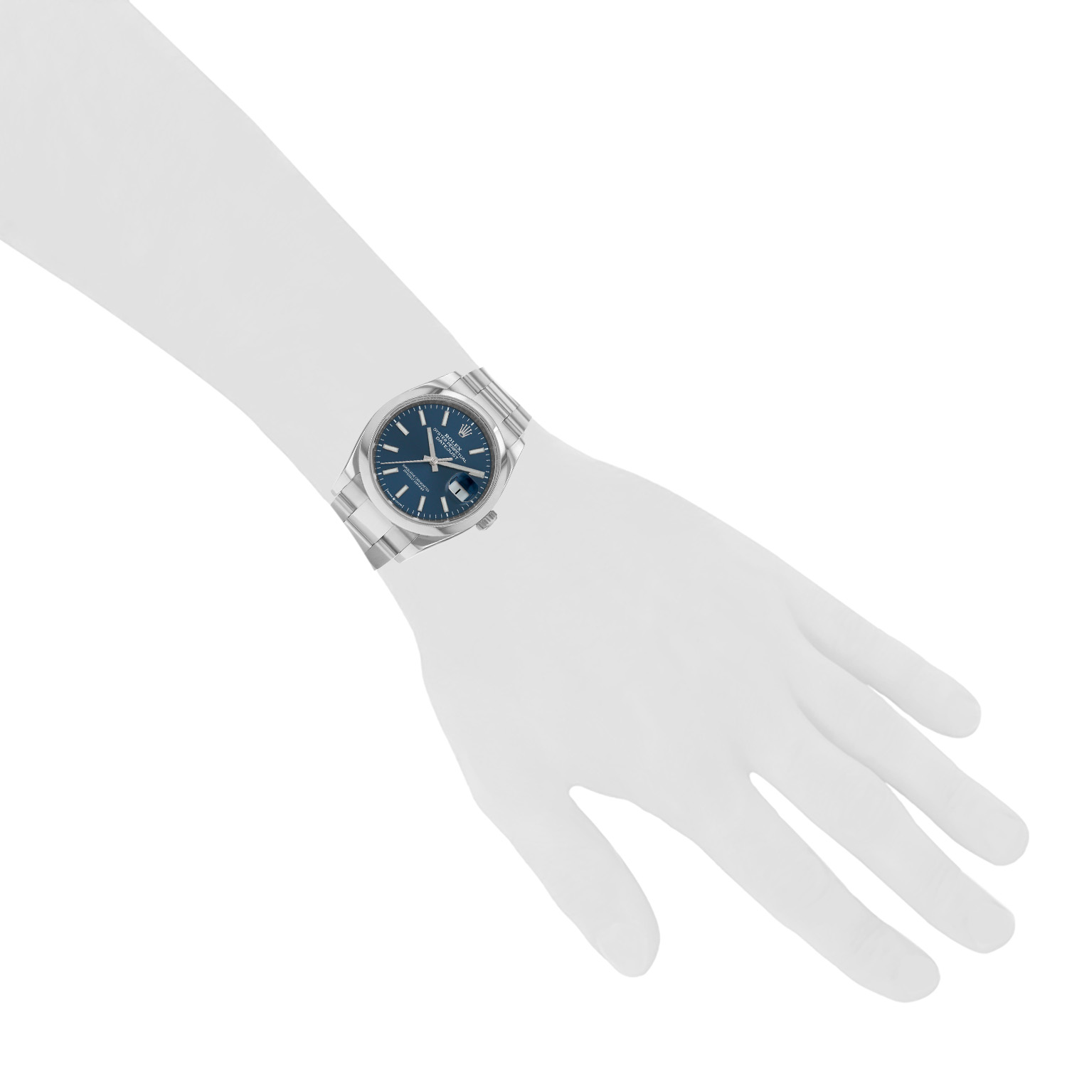 Montre Rolex Datejust en acier Ref: Rolex - 126200  Vers 2020 - Detail D1